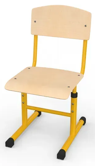 Стілець учнівський Т2 кругла труба №3-6 МФ Вересень